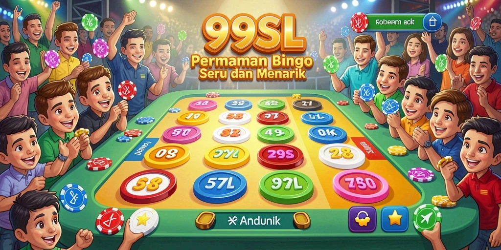 Tampilan permainan Bingo yang seru dan interaktif.