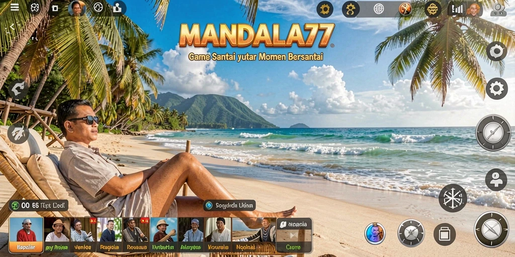 Screenshot dari gameplay <strong>MANDALA77</strong> yang menampilkan keseruan bermain game Casual.