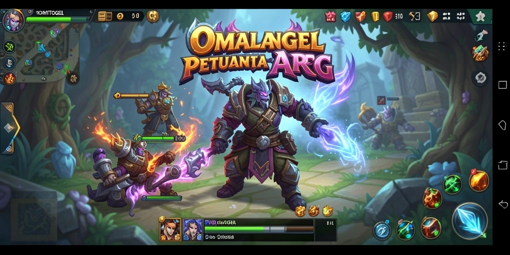 Tampilan gameplay menarik dari OMTOGEL yang penuh aksi ARPG.