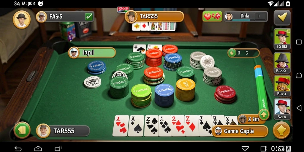 Tampilan gameplay TAR555 yang seru dan interaktif.