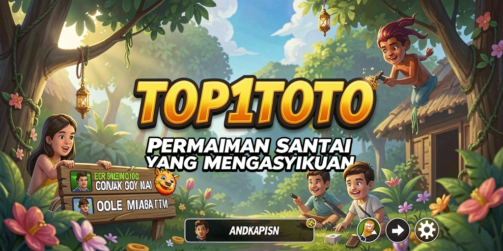 Tampilan gameplay seru di TOP1TOTO, penuh warna dan tantangan.